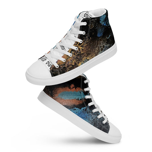 Men’s high top canvas shoes PAINTING